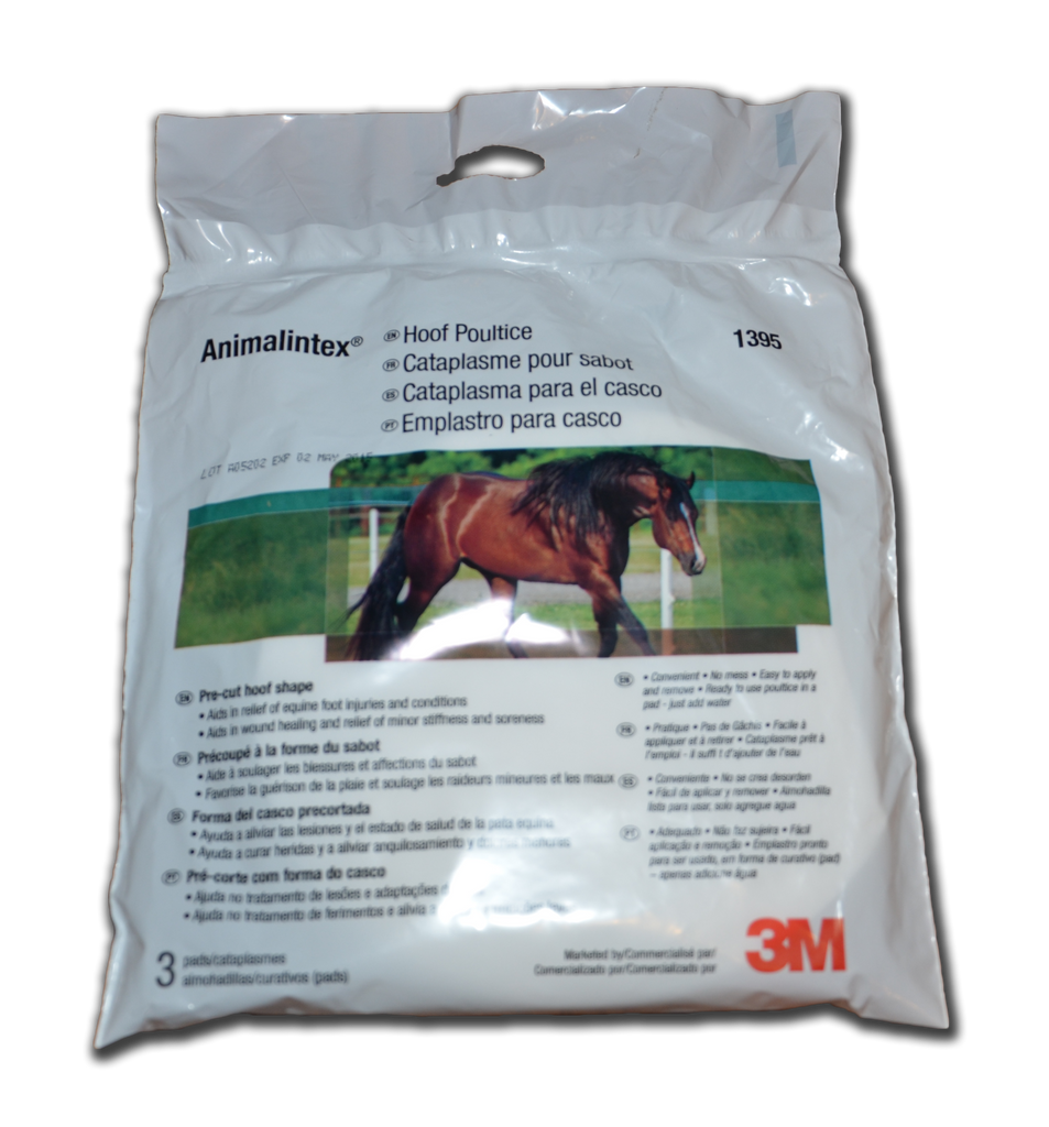 3M 3 Pack of Animalintex Poultices, 8 by 16 Inches, for Horses and Dogs 