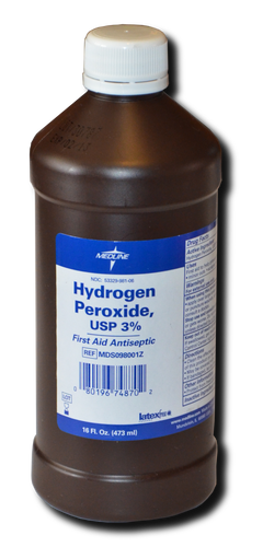 Hydrogen Peroxide:  (Medium - Pint)