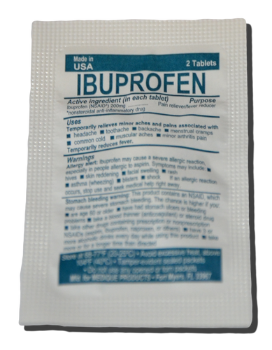 Ibuprofen:  Double Packet