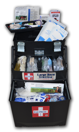 Barn Equine First Aid Medical Kit - Large Barn Medical Station