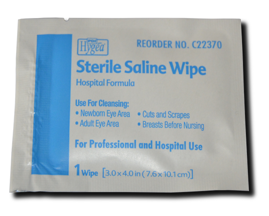 Saline Wipes