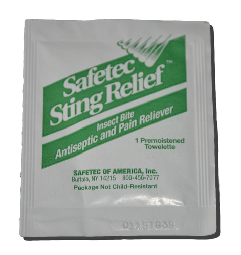 Sting Relief Wipes
