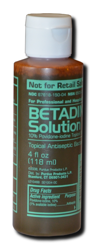Betadine:  (Small - 4 oz)