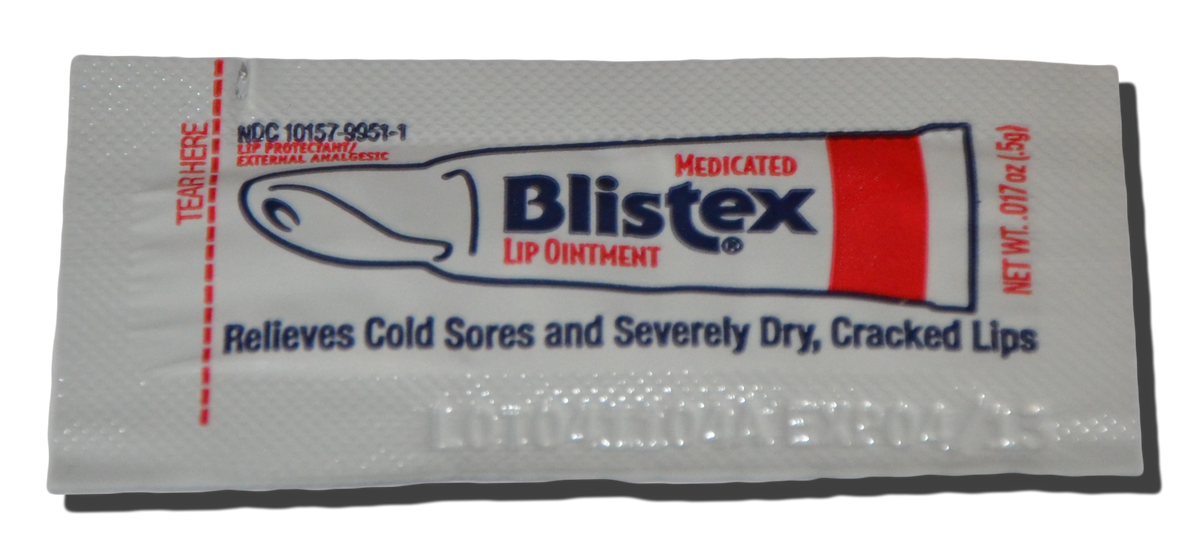 Blistex Lip Ointment:  packet