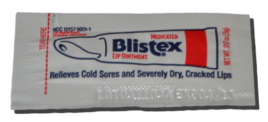 Blistex Lip Ointment:  packet