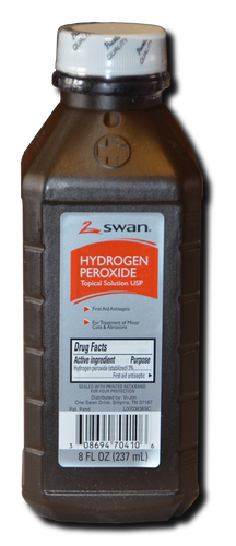 Hydrogen Peroxide: (Small - 8 oz)