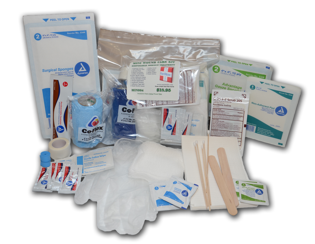 Disposable Mini Wound Care Kits – EquiMedic USA, Inc.