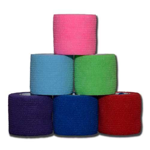 Bandaging:  Cohesive Bandage Wrap: 2 inch Wide - Assorted Colors