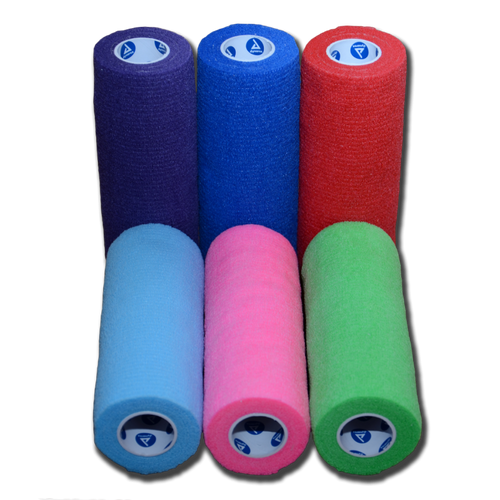 Bandagaing:  Cohesive Bandage Wrap: 6 inch Wide - Assorted Colors
